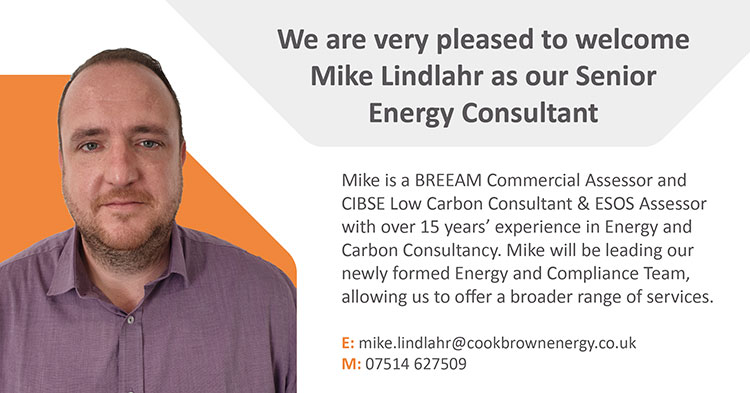 Mike Lindlahr joins us as Senior Energy Consultant