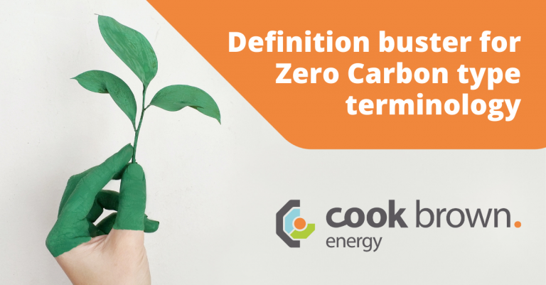 Definition buster for Zero Carbon type terminology